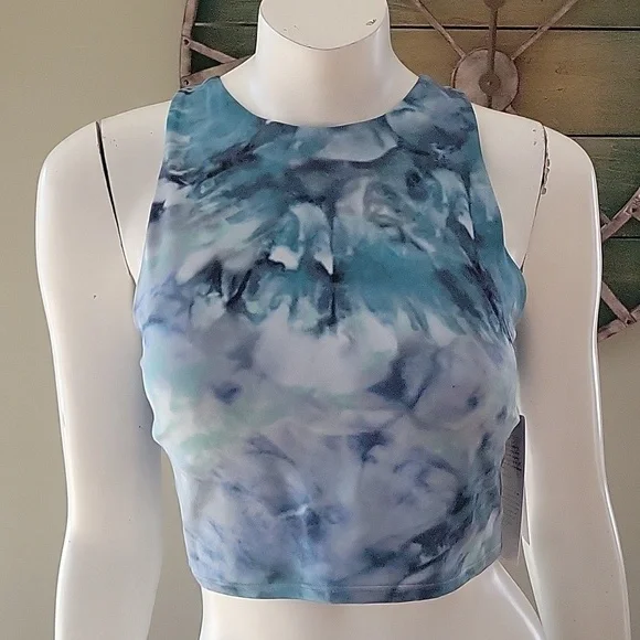 Athleta Conscious Crop A-C Printed Bra - Picture 2 of 14